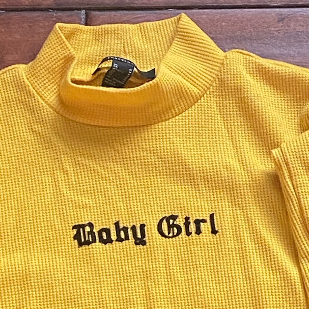 Bright Yellow Turtle Neck